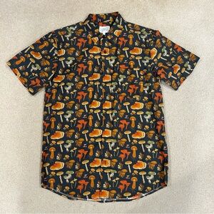 Camp Mustelid Mushroom Button Up Shirt